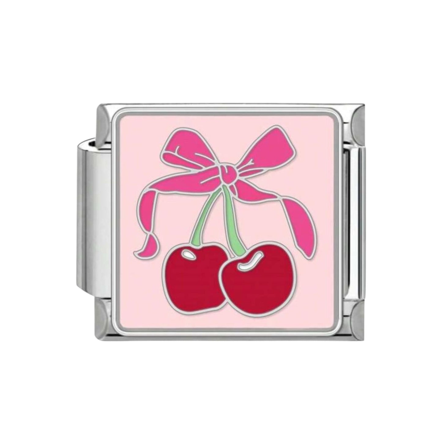 Pink Bow Cherry | Charm